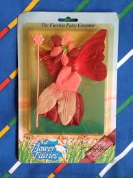 Vintage Hornby Flower Fairies Costume Fuschia Deluxe Dress Etsy Flower Fairies Fairy Costume Fairy Dolls