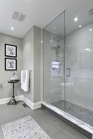 I Like This Darker Floor And Slightly Lighter Walls And The Inlay In The Floor Bathroom Remodel Shower Bathroom Shower Tile Amazing Bathrooms