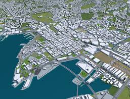 Oslo Norway City 3d Model 30km Ad City Norway Oslo Km In 2020 Norway City City Model City