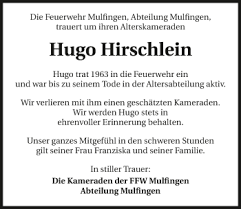 Lustige arten sich am telefon zu melden. Traueranzeigen Von Hugo Hirschlein Www Trauerundgedenken De