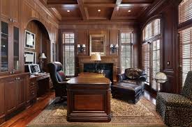 21 Really Impressive Home Office Designs In Traditional Style That Wows Traditional Home Offices Leather Office Furniture Luxury Office
