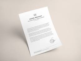Download A4 Paper Psd Mockup Graphicburger
