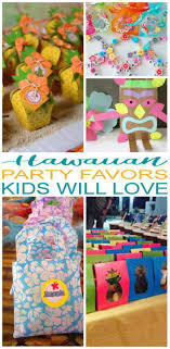 Themed Goodie Bag Ideas For Kids Birthday Party Hawaiian Party Favor Ideas Hawaiian Party Favors Birthday Party Crafts Party Favors For Kids Birthday