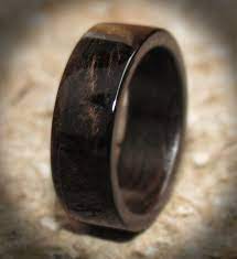 African Ebony Flatter Ring Wooden Wedding Ring Wooden Rings Engagement Wooden Rings Diy