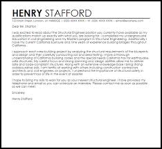 In the same way that you might reference resume samples, the following engineering intern cover letter example will help you to write a cover letter that best highlights your experience and qualifications. Structural Engineer Cover Letter Sample Cover Letter Templates Examples