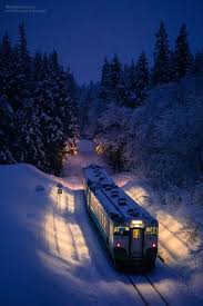 Snow Train Japan Photo Via Marilyn Polar Express Train Ride Train Rides Polar Express Train