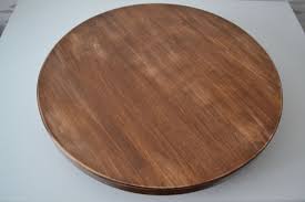 14 Inches Rotating Cake Plate Rotating Wooden Cake Stand Rotating Table Stand Rotating Board Wood Rotating Stand Wooden Cake Stands Wooden Plates Wooden Cake