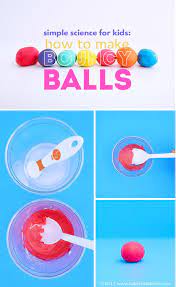 Simple Science Experiment Diy Bouncy Balls Science Experiments For Preschoolers Science Experiments Kids Diy Science Experiments