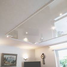 Marmorierte Plameco Spanndecke In Klassischer Optik Mit Stuck Das Klassisch Gestaltete Element Wurde Mit Einer Hochglanz Decke Und Decke Spanndecken Hochglanz
