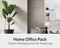 Home Office Zoom Background Pack For Virtual Meetings Instant Download Virtual Background Images Zoom Meeting Backdrops In 2021 Office Background Home Office Background