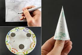 Vorlage Fur Kegel Ausdrucken Und Mit Dieser Anleitung Basteln Mit Beton Basteln Mit Beton Selber Basteln Kegel Basteln