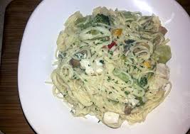This recipe used prepackaged pasta and sauce to make your dinner time stress free! Angel Hair Chicken Alfredo W Broccoli Recipe By Samuel Brinson 77 Cookpad