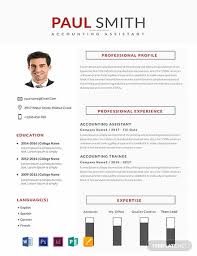 When it comes to finding jobs as an accounting assistant, jobseekers will employ the same techniques that they use in other areas of employment. Assistant Accountant Resume Cv Template Word Psd Indesign Apple Pages Publisher