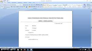 Surat undangan adalah sebuah surat yang dikeluarkan baik oleh pribadi maupun lembaga atau perusahaan yang ditujukan kepada pihak yang bersangkutan dengan isi untuk surat undangan terbagi menjadi dua macam yaitu surat undangan resmi dan surat undangan non resmi. Cara Membuat Surat Resmi Menggunakan Microsoft Word Youtube