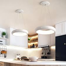 The halo hu1024d830p is a 24 led under cabinet light with a 3000k warm light output with a white finish. Simple Style Halo Led Hanging Pendant Light Acrylic 1 Light Suspension Lamp In White 19 5 25 5 Wide Beautifulhalo Com