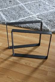 Coffee Table Legs Set Of 2 Available In Black Brass Or Steel Etsy Diy Table Legs Coffee Table Legs Table Legs