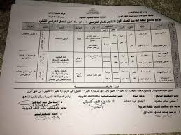 توزيع منهج اللغة العربية للصف الاول الثانوي الترم الثاني 2018 اللغة العربية اول ثانوى المنهج المصري