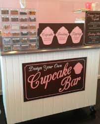 A crunch factor is another great option to have. What A Great Idea For A Cupcake Shop A Cupcake Bar Where You Choose The Cupcake Frosting And Put On Your Toppings Lo Bakery Decor Cupcake Shops Cute Bakery