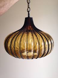 S p o n s o r e d. Mid Century Modern Italian Glass Onion Caged Light Swag Lamp Swag Lamp Cage Light Mid Century Lamp