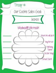 Image Result For Girl Scout Cookie Goal Chart Girl Scout