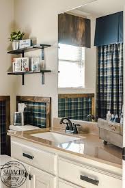 A clean minimal look makes this modern rustic powder room really shine. Simple Rustic Bathroom Decorating Diy Ideas Salvaged Living