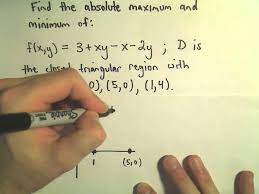 In this tutorial learn how to find the absolute maximum and minimum of a function over a specified interval. Absolute Maximum Minimum Values Of Multivariable Functions Part 1 Of 2 Youtube