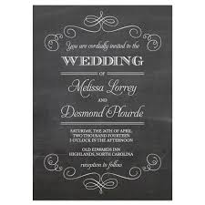 Fancy Chalkboard Wedding Invitation Chalkboard Wedding Invitations Wedding Announcements Invitations Chalkboard Wedding