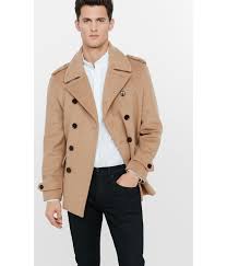 Fabrics for the winter overcoat. Ann Demeulemeester Wool Strap Detail Single Breasted Coat In Black For Men