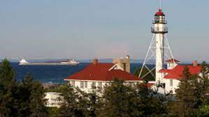 Visibility at whitefish point underwater preserve is outstanding. Great Lakes Shipwreck Museum Whitefish Point Light Station Michigan