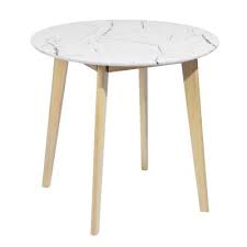 By removing corners, round tables have smaller footprints than square or rectangular tables. Round Kitchen Dining Tables Kitchen Dining Room Furniture The Home Depot
