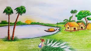How To Draw Scenery Of Autumn Season Step By Step Very Easy Youtube Drawing Scenery Landscape Drawings Easy Scenery Drawing Nature drawing photos at getdrawings | free download.