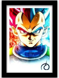 It features a battle between goku and freeza. Dragon Ball Z Poster With Frame Vegita Framed Poster For Room Paper Print Personalities Posters In India Buy Art Film Design Movie Music Nature And Educational Paintings Wallpapers At Flipkart Com