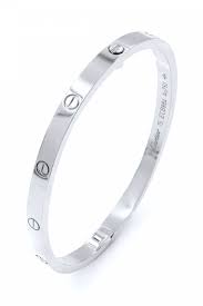 Cartier Love Bracelet Small In White Gold Cartier White Gold Small Model Love Size 15 Bracelet With Signatur In 2020 Cartier Love Bracelet Love Bracelets White Gold