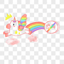 This makes it suitable for many types of projects. Cartoon Dreamy Rainbow Unicorn Png Images Picture Free Download Lovepik