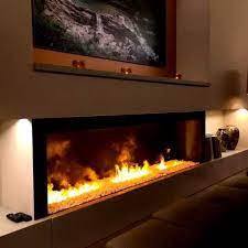 A blend of technology, artistry and craftsmanship, the patented led dimplex ® flame technology creates the illusion of a true fire. Dimplex Df12310 Electric Fireplace Insert Wall Mounted Tv Fireplace Tv Wall
