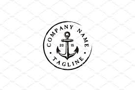 Vintage Rustic Anchor Logo Stamp Logo Design Inspiration Branding Vintage Logo Design Anchor Logo
