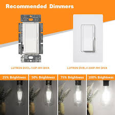 Gezee Led Edison Bulb 10w100 Watt Equivalent Dimmable Filament Light Bulb St64 Daylight Color 6000k E26 Medium Filament Bulb Lighting Edison Bulb Bulbs Indoor