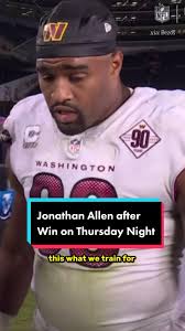 Always love hearing from Jonathan Allen🔥 #commanders #jonallen #httc  #tnfonprime #thursdaynightfootball #jonathanallen #nflfootball  #washingtoncommanders #takecommand #bamafootball
