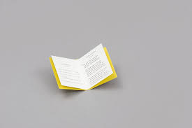 Simply bend and pull out one card at a time, for the perfect business card every time. Book Shaped Business Cards Paul Marigold Business Cards