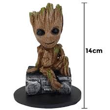 Peter quill (chris pratt), gamora (zoe saldana), rocket racoon (voz de bradley cooper), baby groot (voz de vin diesel) e drax (dave bautista) provaram que, apesar das desavenças. Groot Music Guardioes Galaxia 14cm Voce Encontra No Armazem Geek Funko Pop Bonecos Colecionaveis Action Figures Estatuas De Resina