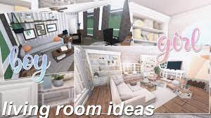 A small living space can still be stylish. Boy Girl Living Room Ideas Roblox Bloxburg Youtube