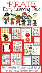 Free Pirate Early Learning Pack Early Learning Pirate Activities Pirate Preschool