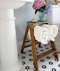 Obviously, you'd also want a hook or towel rack to hang towels to dry, but a basket is a good option for a guest bathroom or a bathroom that multiple family members share (because there's nothing worse than realizing a clean towel is nowhere to be found). 20 Creative Bathroom Towel Storage Ideas