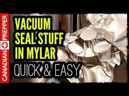 Line each 5 gallon bucket you will be filling with one of the 5 gallon mylar bags. How To Vacuum Seal Food In Mylar Bags For Long Term Storage Youtube