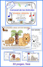 Pin By Laura On Learning Spanish Carnival Of The Animals Animal Activities English Activities