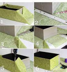 How To Cover A Box With Fabric Tutorial Rivestire Scatole Scatole Di Stoffa Scatole Rivestite In Tessuto