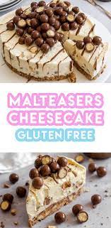 Gluten Free Malteasers Cheesecake Recipe No Bake Schar Delishios Recipe Malteser Cheesecake Recipe Cheesecake Recipes Easy Cheesecake Recipes