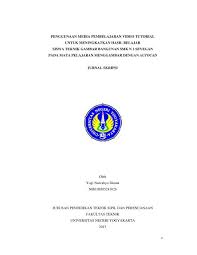 Puji dan syukur kepada allah ta'ala atas limpahan rahmat dan karunianya kepada kita semua. Download 200kb Lumbung Pustaka Uny Universitas Negeri