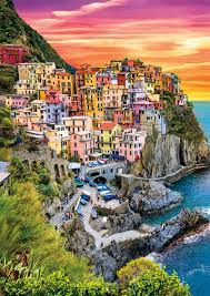 Raykul 500 pieces jigsaw puzzles, cinque terre puzzles 500 piece for adults kids italy landscape puzzle fun challenging puzzle game collection toy gift home art decor, romantic manarola 20.5 x14.37 4.3 out of 5 stars 125 Amazon Com Buffalo Games Earthpix Cinque Terre Sunset 500 Piece Jigsaw Puzzle Multicolor 21 25 L X 15 W Toys Games
