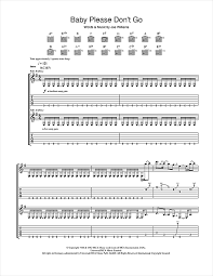 Ac Dc Baby Please Don T Go Sheet Music Pdf Notes Chords Metal Score Guitar Tab Download Printable Sku 41983